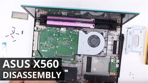ASUS X560 DISASSEMBLY TEARDOWN and UPGRADE .